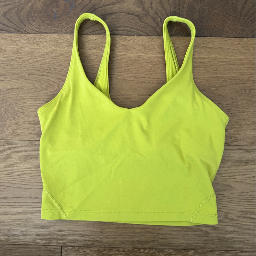 lululemon athletica Neon Yellow Sports Bra